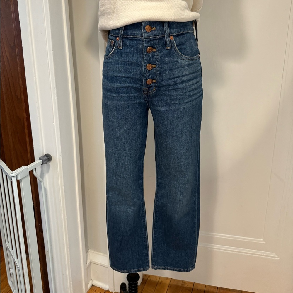 Perfect Vintage Crop Barnsdale Button Fly Edition